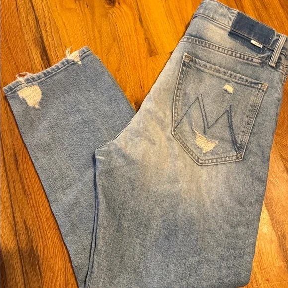 MOTHER Superior Light Blue Denim - Picture 6 of 7